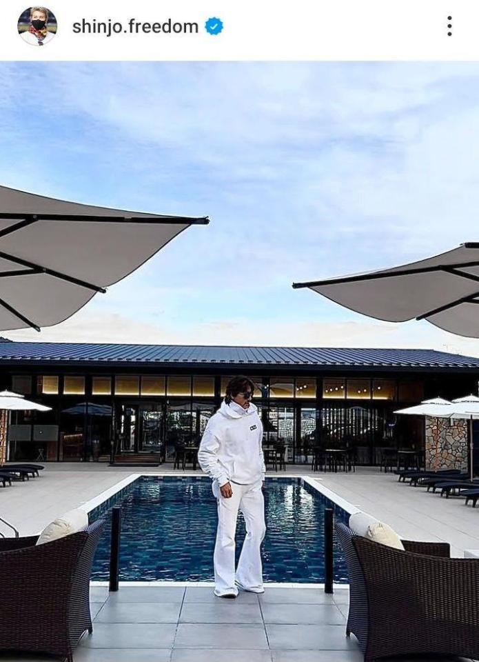 　新庄剛志インスタグラム（＠ｓｈｉｎｊｏ．ｆｒｅｅｄｏｍ）から