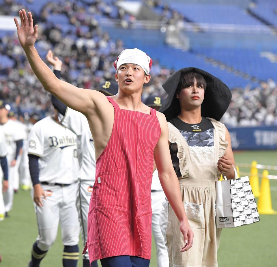 オリックス・山崎颯「吹田の主婦」“卒業” 「（去年）ラストぐらいの