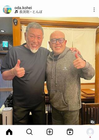 　小田コーチのインスタグラム（ｏｄａ．ｋｏｈｅｉ）より