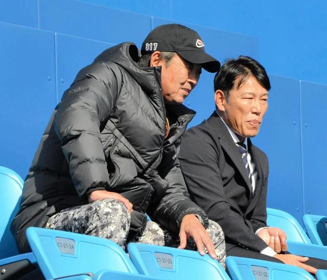 侍J・井端監督が大学代表候補合宿を視察 26年WBC、28年