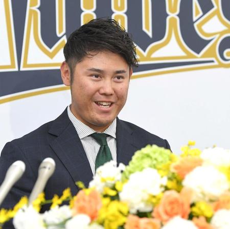 オリックス移籍の鈴木博志が入団会見　中日から現役ドラフトで加入「驚いていますしうれしい気持ちでいっぱい」