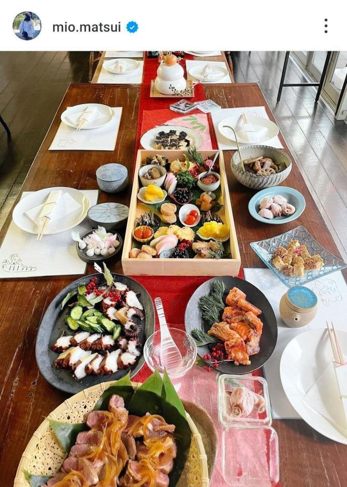 松井美緒のインスタグラム（＠ｍｉｏ．ｍａｔｓｕｉ）から