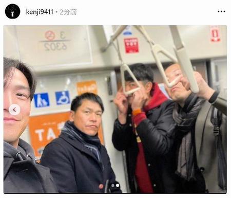 　巨人・矢野コーチのインスタグラム（ｋｅｎｊｉ９４１１）より