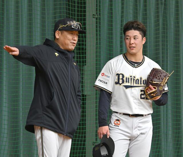 現オリックスバッファローズ香月一也選手木製バット