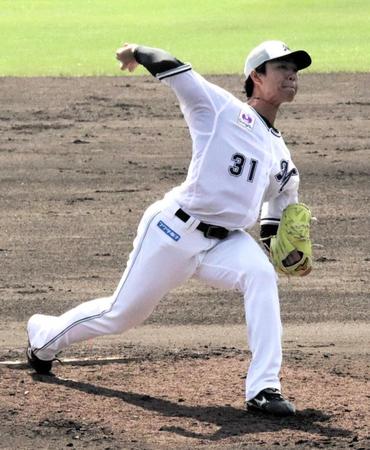 ロッテ・ドラ２大谷　上々“デビュー”　ＭＡＸ１５１キロで１回９球無失点　吉井監督も高評価