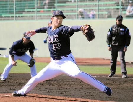 オリックス・吉田輝星　加入後初登板で１回三者凡退デビュー　「出力上げると崩れる」“宿題”体重移動も確認