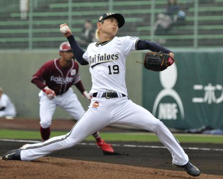 オリックス・山岡、納得の初実戦　２回無失点「いい練習に」