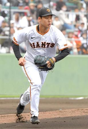 巨人・山崎伊織が今年初実戦で１回無失点　わずか８球で上々のスタート　最速１４８キロ