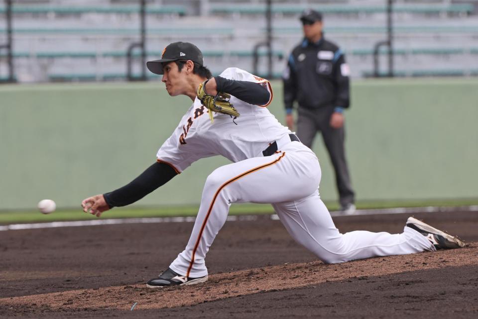 　日本ハムとの練習試合に登板した高橋礼