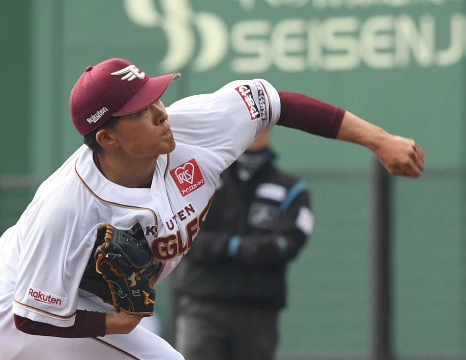 　先発し５回２失点の早川