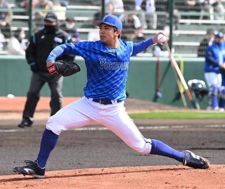 ＤｅＮＡ・東　寒さに負けず３回０封　気温５度の北九州で鷹斬り　開幕投手へまた一歩前進