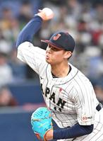 　６回から登板した山下（撮影・北村雅宏）