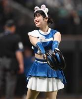 　ファイターズガール時代の滝谷美夢さん＝２０２３年