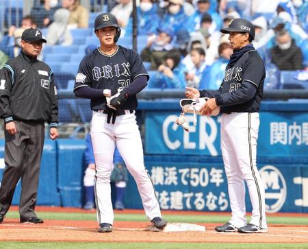 オリックスが３０イニングぶりの適時打　太田が小園から右前適時打→紅林の中犠飛で同点