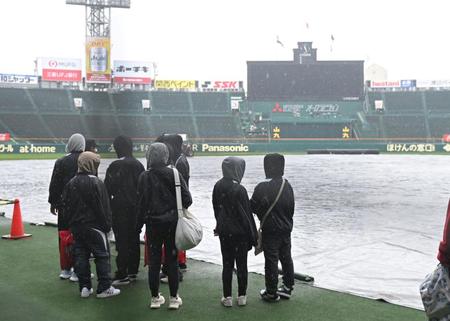 　「能登の球児応援プロジェクト」で甲子園を訪れた高校生（撮影・石井剣太郎）