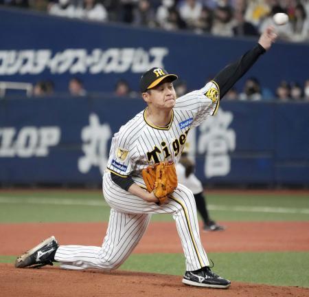 　オリックス戦に先発し、５回１失点の阪神・大竹＝京セラドーム