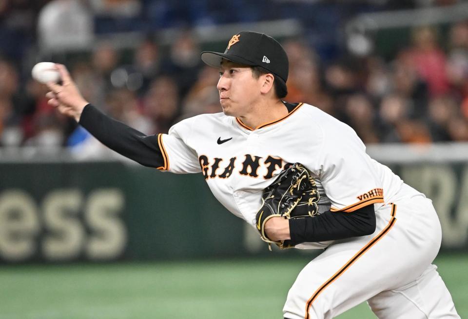 　９回に登板した大勢