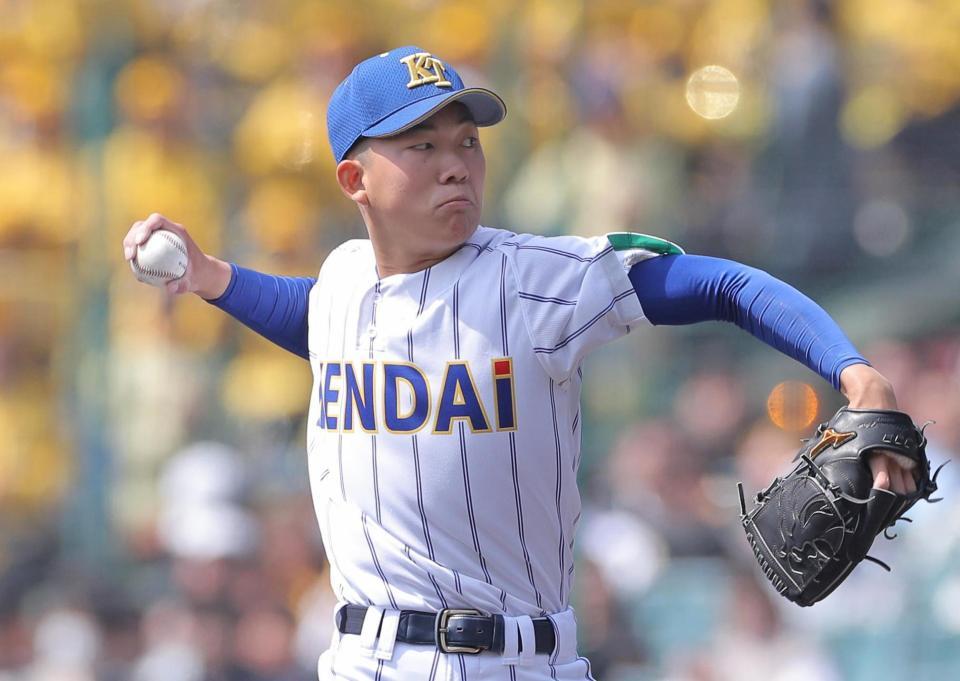 健大高崎野球 健大高崎の2年生右腕・石垣が今大会最速の150キロをマーク