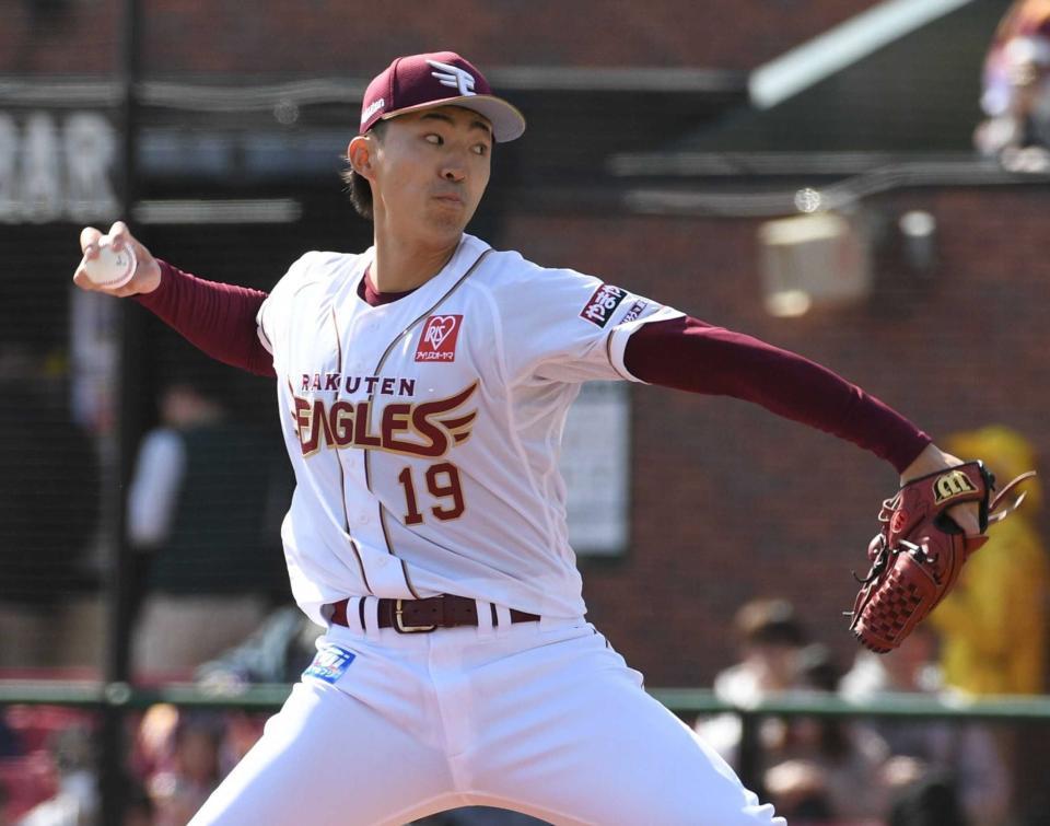 　力投する荘司（撮影・佐々木彰尚）