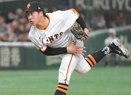 巨人・大勢 自己最速160キロで三者連続三振 スタンドどよめく 圧巻投球で今季初セーブ