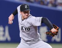 　中日戦に３番手で登板した大勢