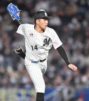 　マウンドで躍動する小島（撮影・開出牧）