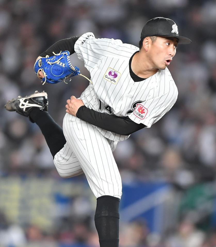 力投する小島（撮影・開出牧）