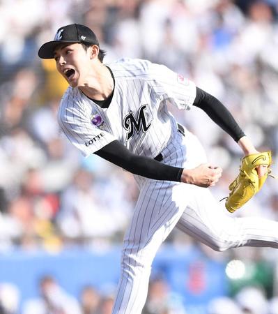 ロッテ快勝　佐々木朗希が７回２失点９奪三振で今季初勝利！自己最多１１１球　三回から別人、修正能力発揮