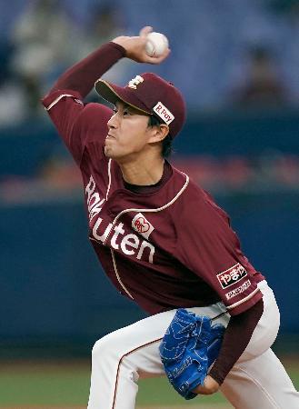 　オリックス戦に先発した楽天・岸＝京セラドーム