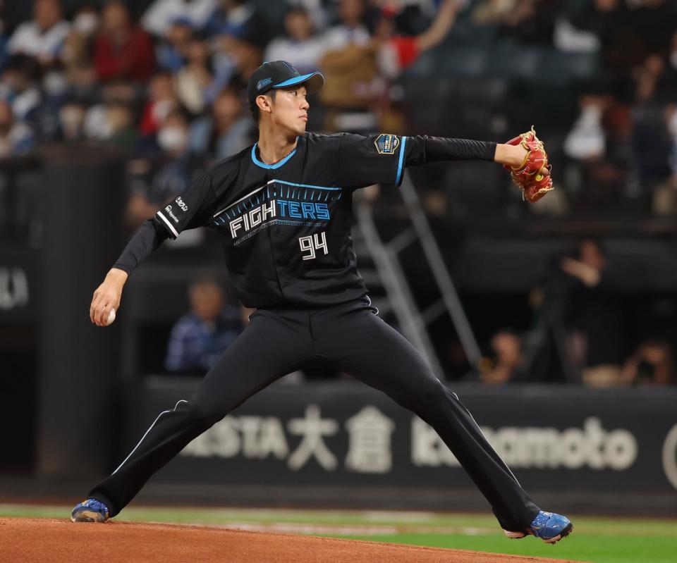 　先発の福島（撮影・中島達哉）