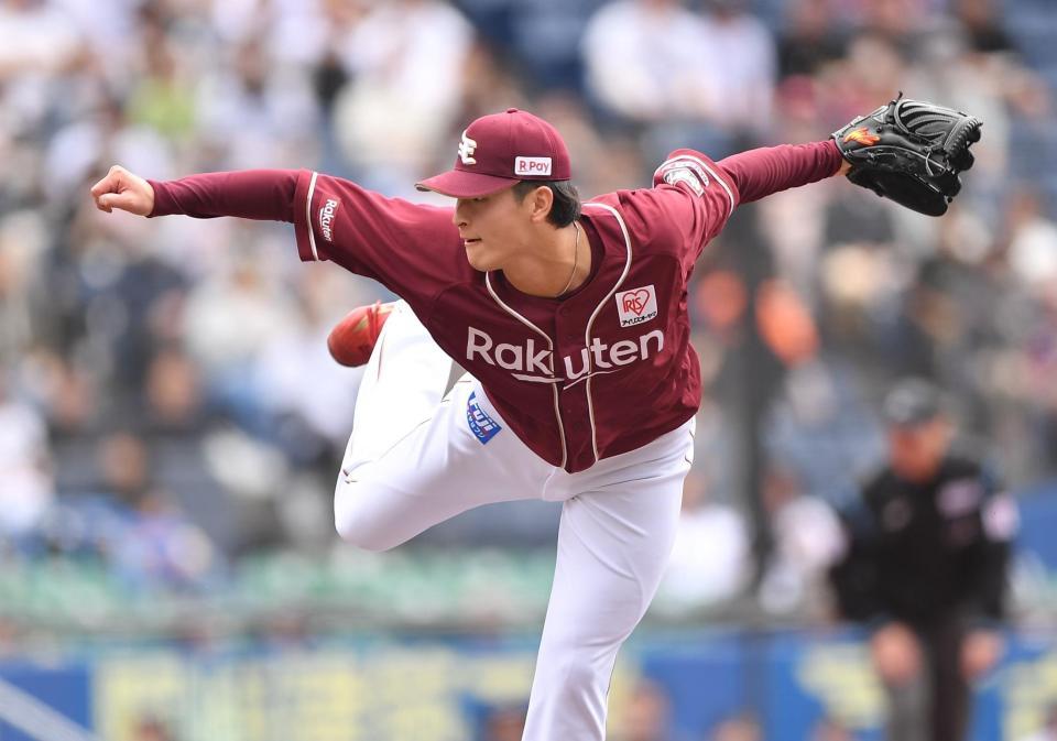 　力投する内（撮影・開出牧）