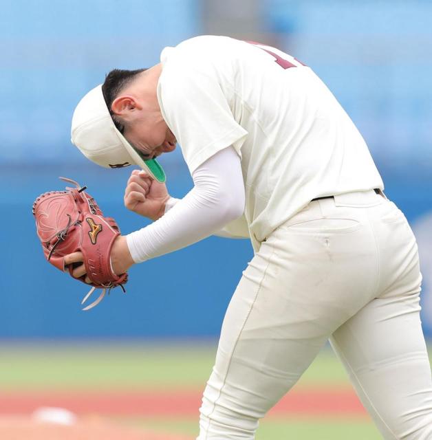 早大が明大に5季ぶり勝ち点 3年エース伊藤樹が147球で初完封勝利