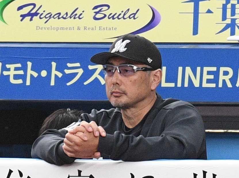 　戦況を見つめる吉井監督（撮影・佐々木彰尚）