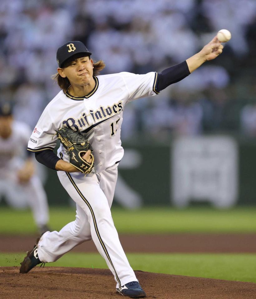 　力投する宮城（撮影・坂部計介）