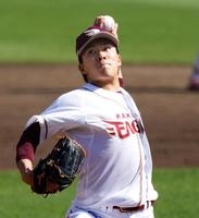 　１失点の完投で２勝目を挙げた早川