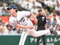 　力投する今井（撮影・棚橋慶太）