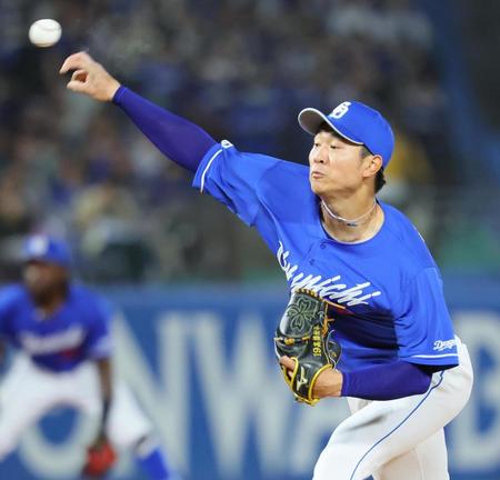 　力投する高橋宏（撮影・吉澤敬太）