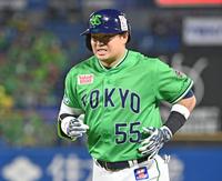 　４回、左飛に倒れた村上