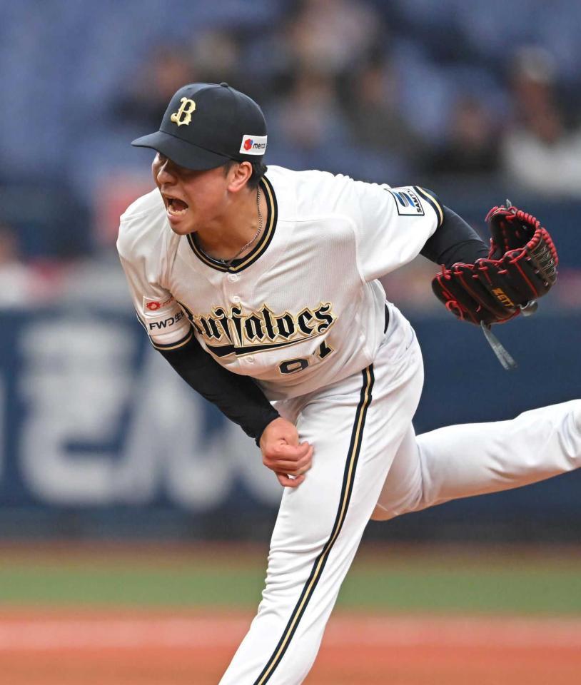 　マウンドで絶叫する古田島