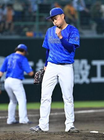 　３回、吉川に適時打を許した石田健