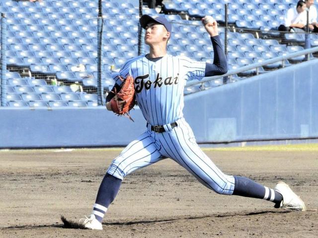 東海大相模198センチ左腕・藤田 6回2失点に阪神スカウトも「今年