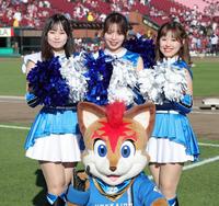 　仙台に登場したファイターズガール＝２５日