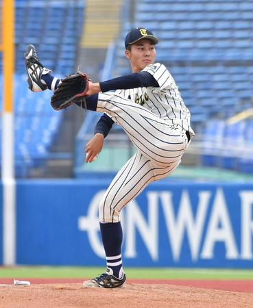 今秋ドラフト候補右腕　東海大九州・広池が自己最速１５１キロ　阪神スカウト熱視線「ポテンシャルは高い」