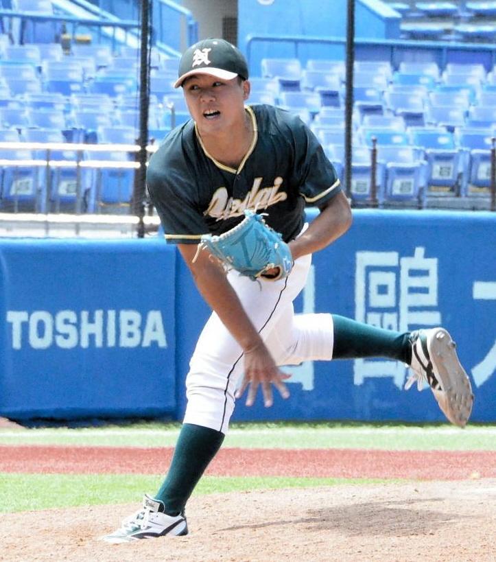 　完封勝利で１部昇格を導いた東農大・長谷川