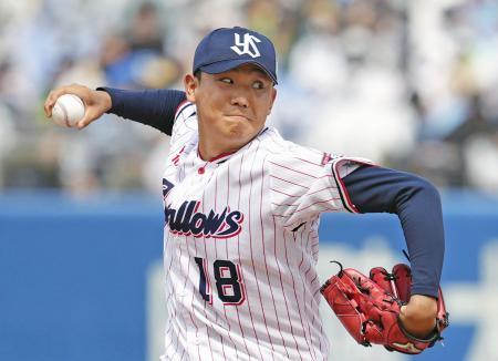 　５回１失点で２勝目を挙げたヤクルト・奥川＝神宮