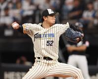 　８回から登板した池田（撮影・中島達哉）