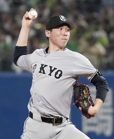 ヤ３-１０巨（５日）　戸郷が通算５０勝目