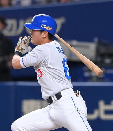 　９回、サヨナラ右前タイムリーを放った板山（撮影・市尻達拡）