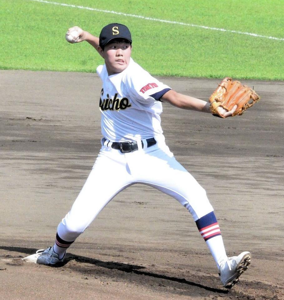 　先発した青鳥特別支援・首藤
