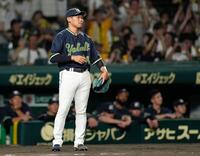 　９回、阪神にサヨナラ勝ちを許した田口